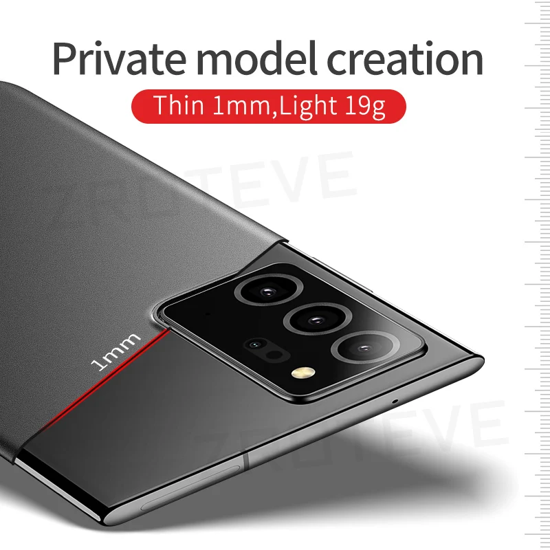 Note20 Ultra Case ZROTEVE Slim Hard PC Frosted Cover dla Samsung Galaxy Note 20 10 Plus S25 Edge S24 S23 S22 S20 S21 FE 5G Cases
