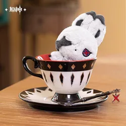 [Genuine] House of the Hearth Rabbit Plush Pendant Genshin Impact Clervie Peruere Cosplay Accessories Cartoon Pillow Keychain