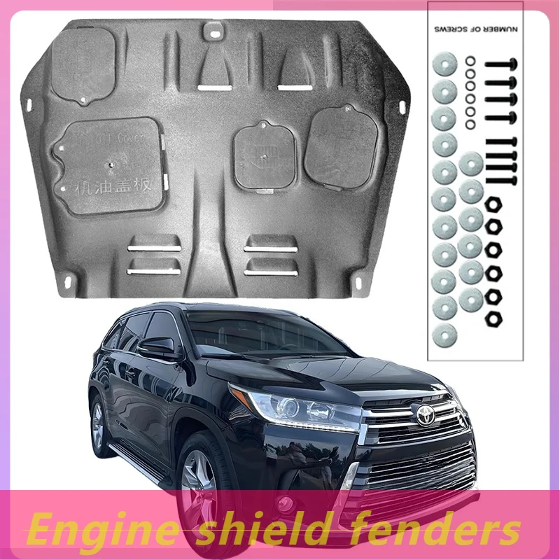 Engine Splash Guards Engine Shield 3D Printed Reinforced Design Anti Rust Perfect Fit For Toyota Highlander 2009-2019 2.7L