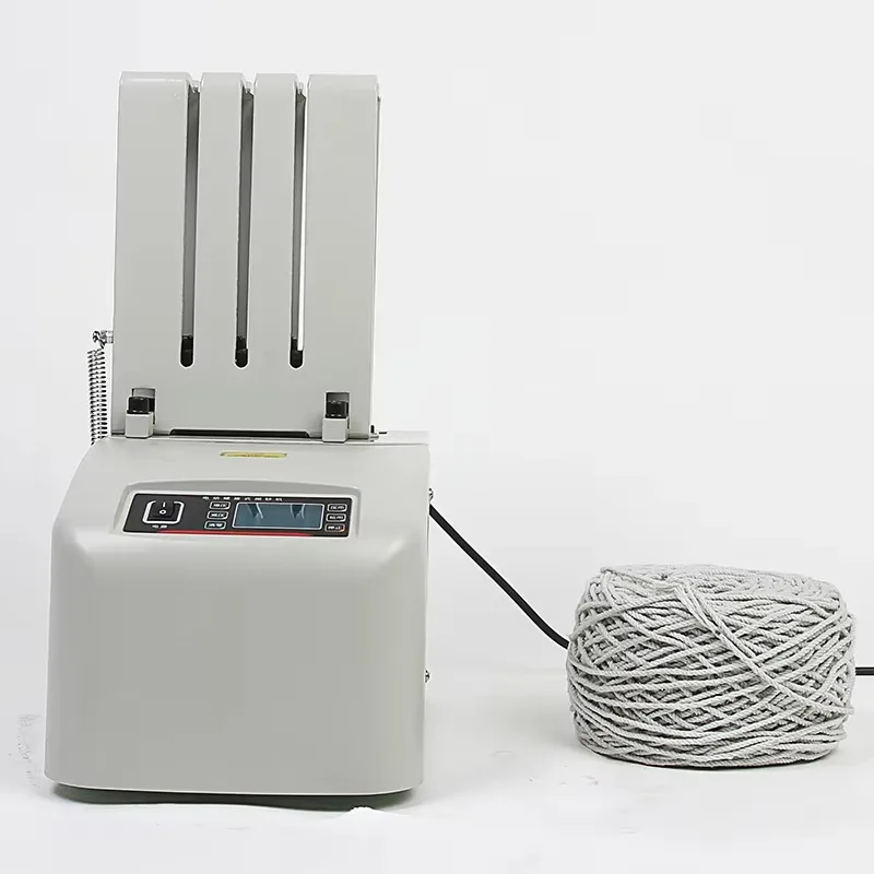 2026 Semi-Auto Banknote Strapping Machine Helix Bundle Cash Binding with Precision Control Currency Binders