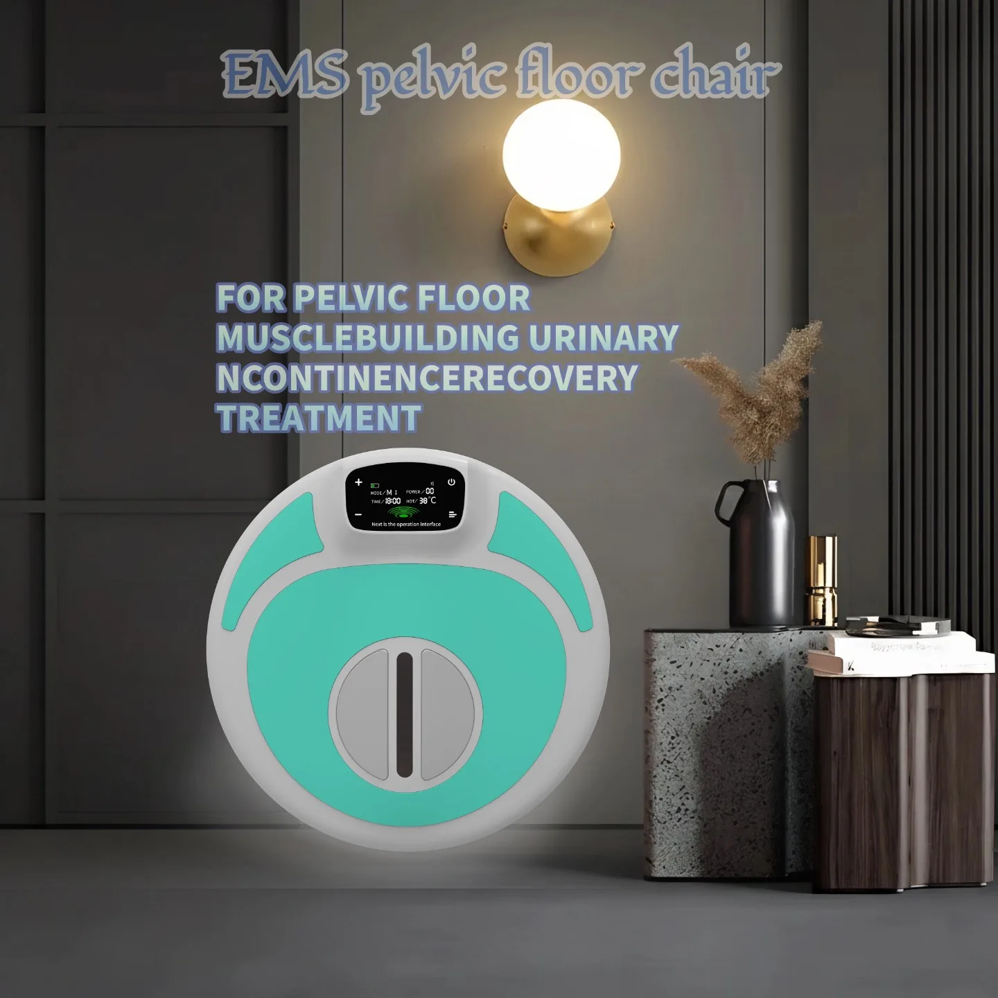 

Non-invasive EMS Electric Pelvic Floor Muscle Stimulator Kegel Exercise Training Chair for Postpartum Women's Health Recovery