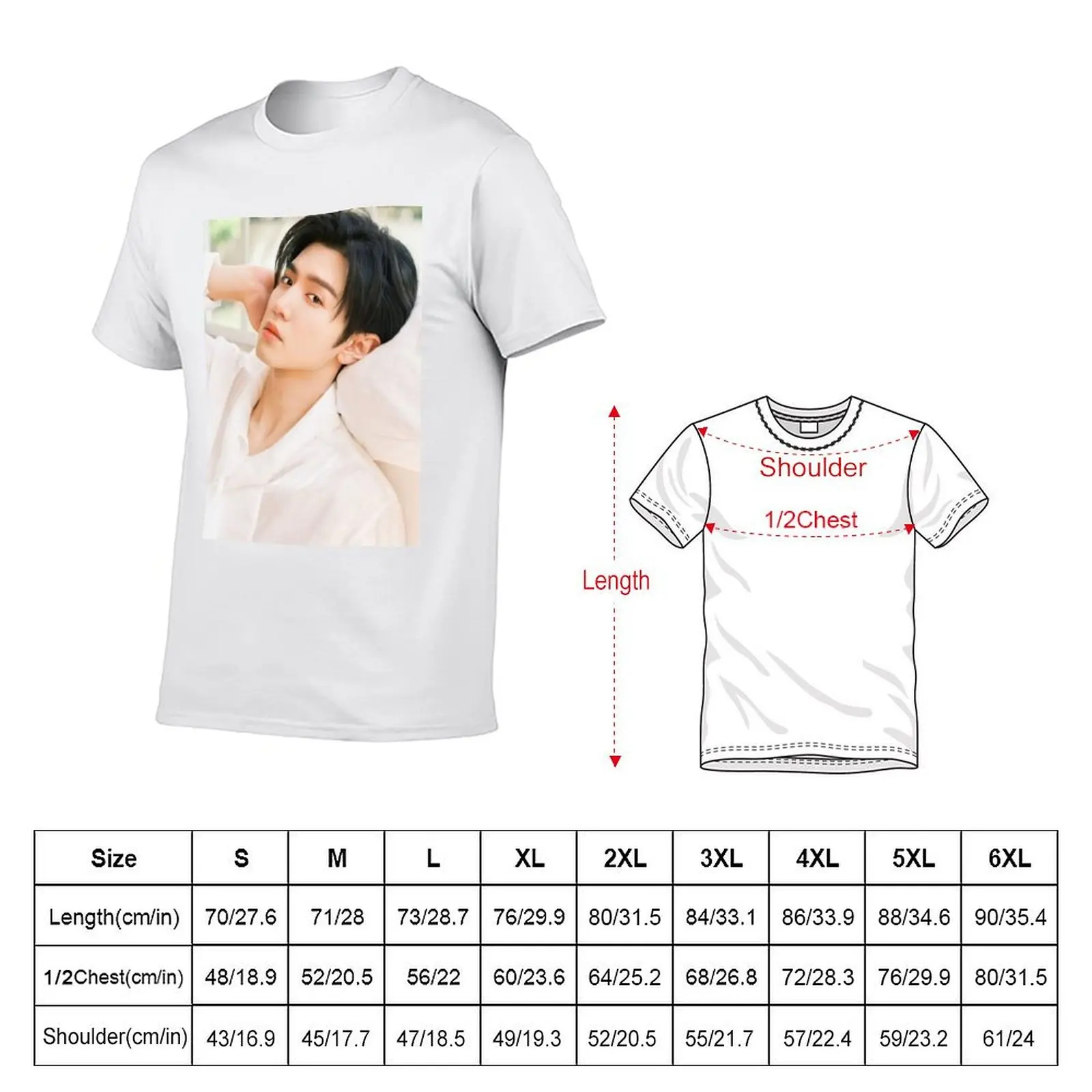 Chen Zheyuan T-Shirt t shirts for man pack cotton t shirt personalised