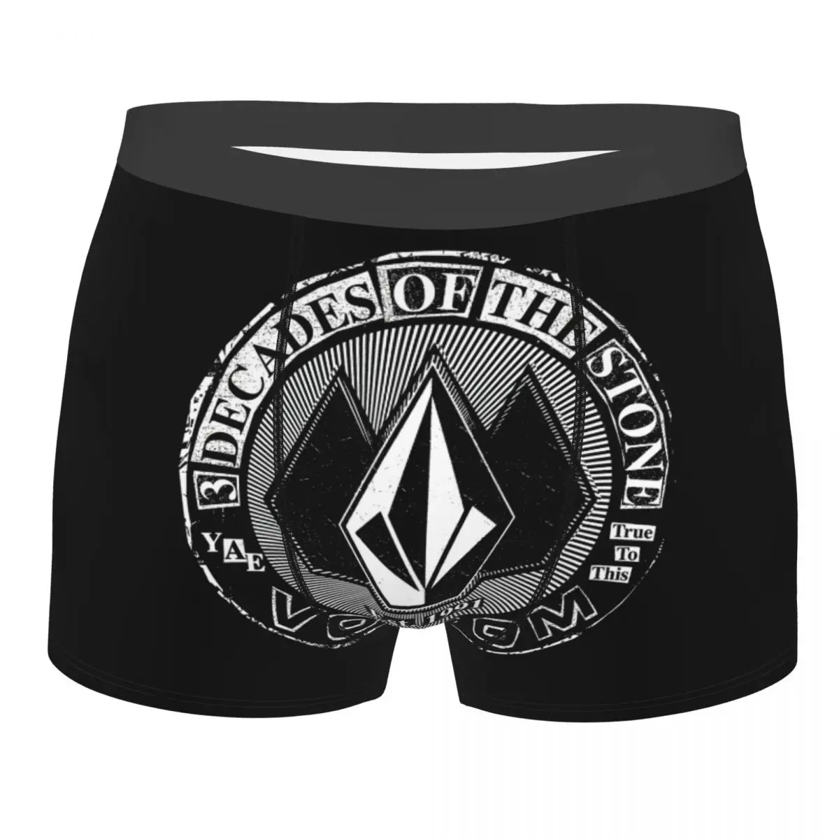 

Забавное Мужское нижнее белье Volcoms с символами на заказ, боксеры, трусы, дышащие шорты, трусы, трусы