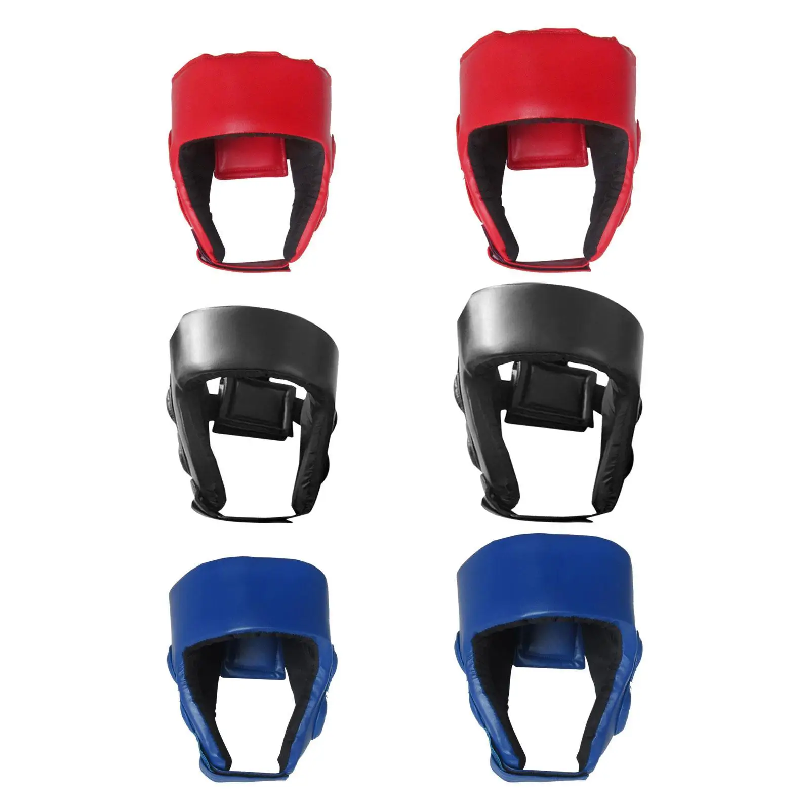 Boxing Headgear Comfortable Head Gear Sparring Headgear Forehead and Ear Protection for Taekwondo Sparring Grappling Men Women