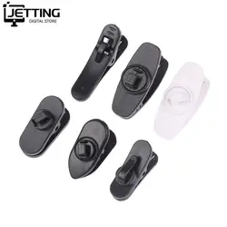 2/5/10Pcs Cable Cord Clamp Collar Headset Clamp Collar Clip Rotating Clamps Headphone Cable Clips Earphone Winder Accessories