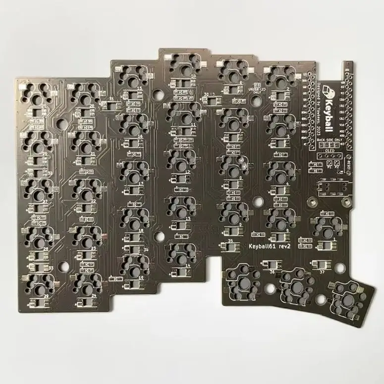 Keyball 61 PCB Bare plate Split Keyboard Accessory No Trackball Version DIY Keyball Keyboard Replace Repair Parts (Not Pre Build