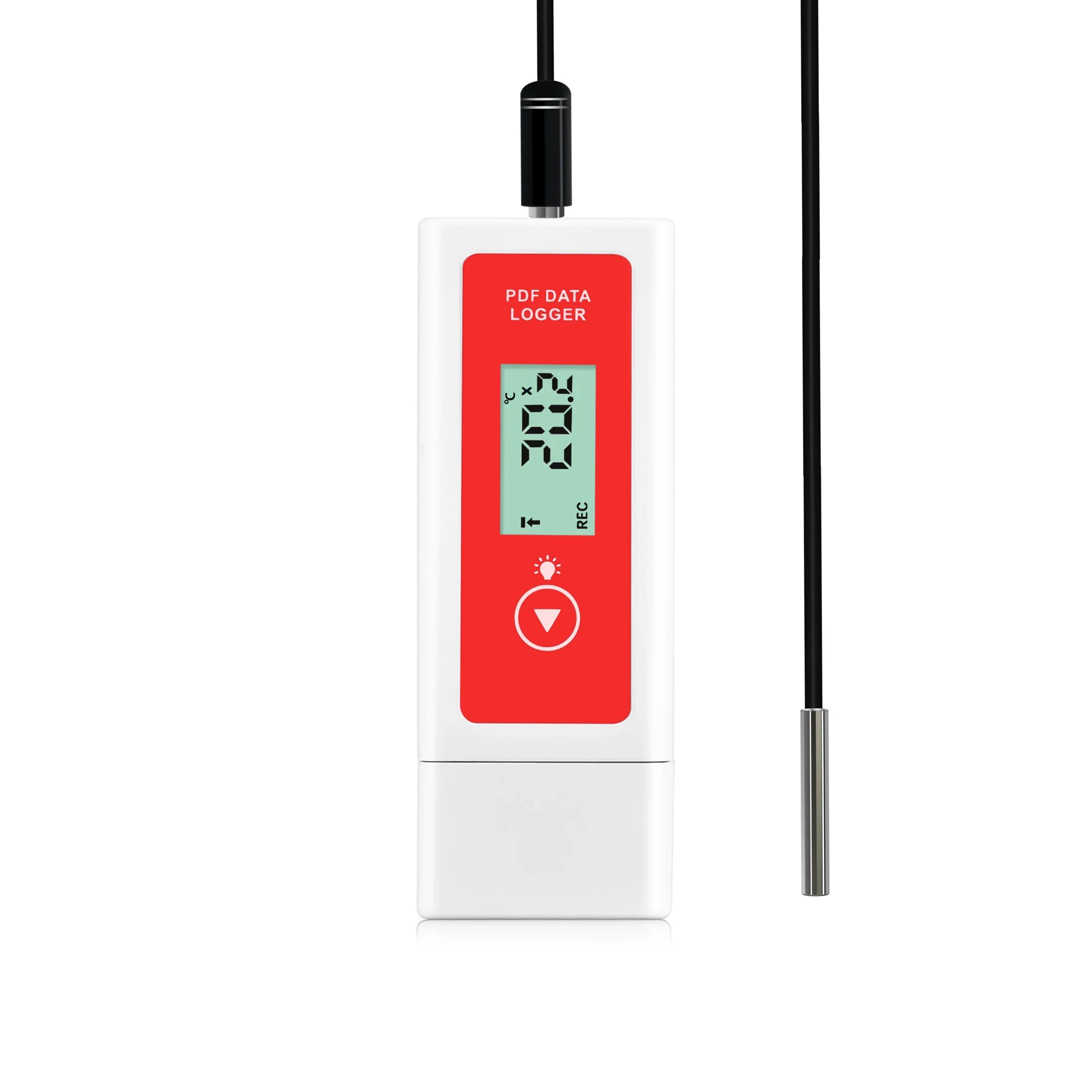 

YOWEXA YMP-700ED Reusable Wide Range Temperature PDF Data Logger with External Probe for Medicine Transport, Storage, Cold Chain