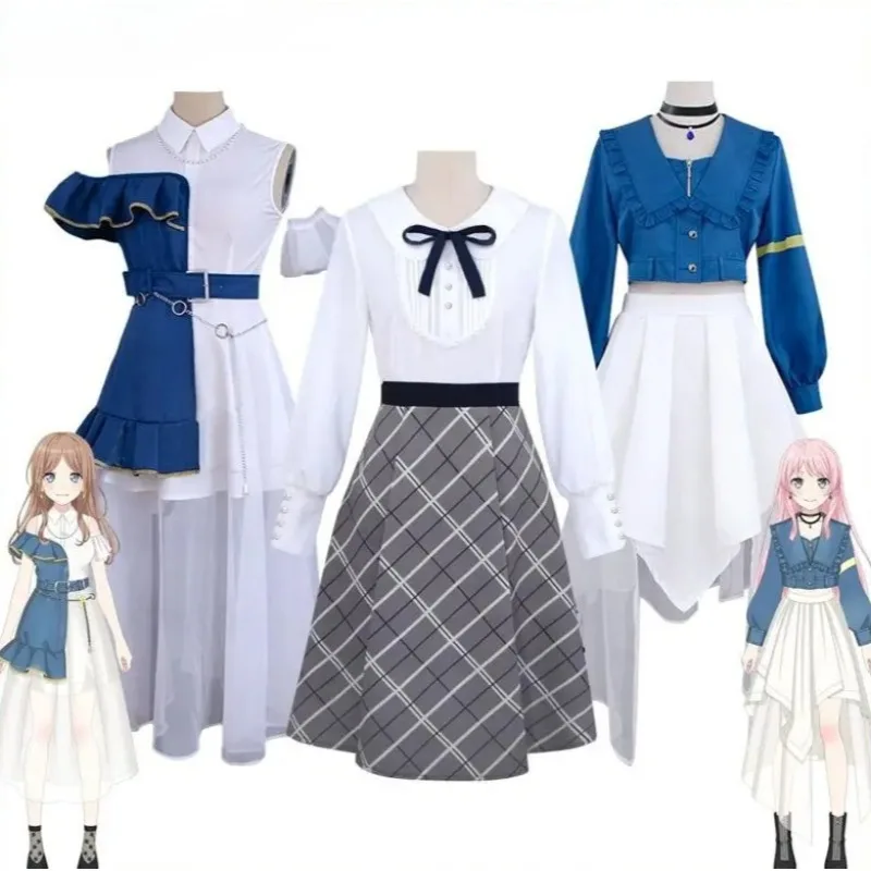 

Аниме BanG Dream It's MyGO Косплей Костюм Одежда Anon Chihaya Soyo Nagasaki Togawa Sakiko Косплей Костюм Униформа Платье Хэллоуин