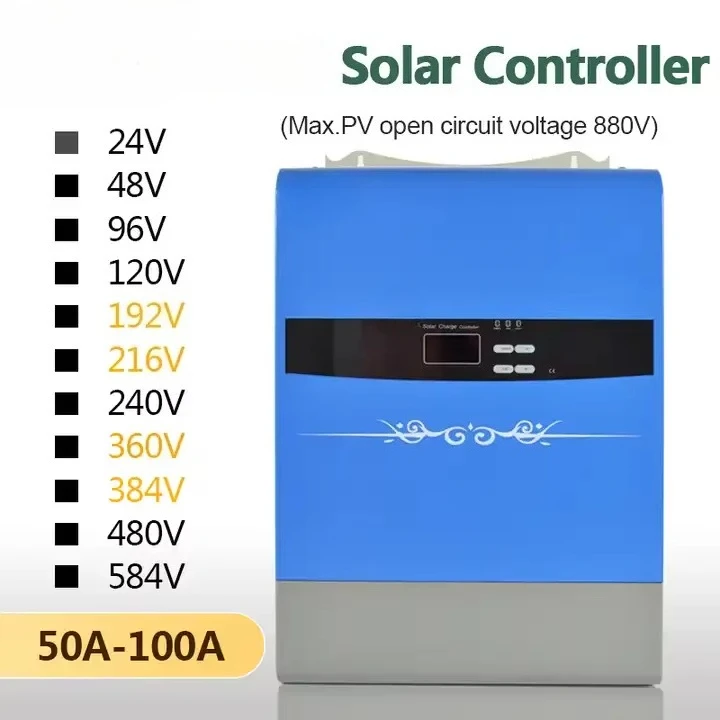 High Voltage  192V 360V 384V 480V 584V Solar Charge Efficient Controller WIFI/RS485