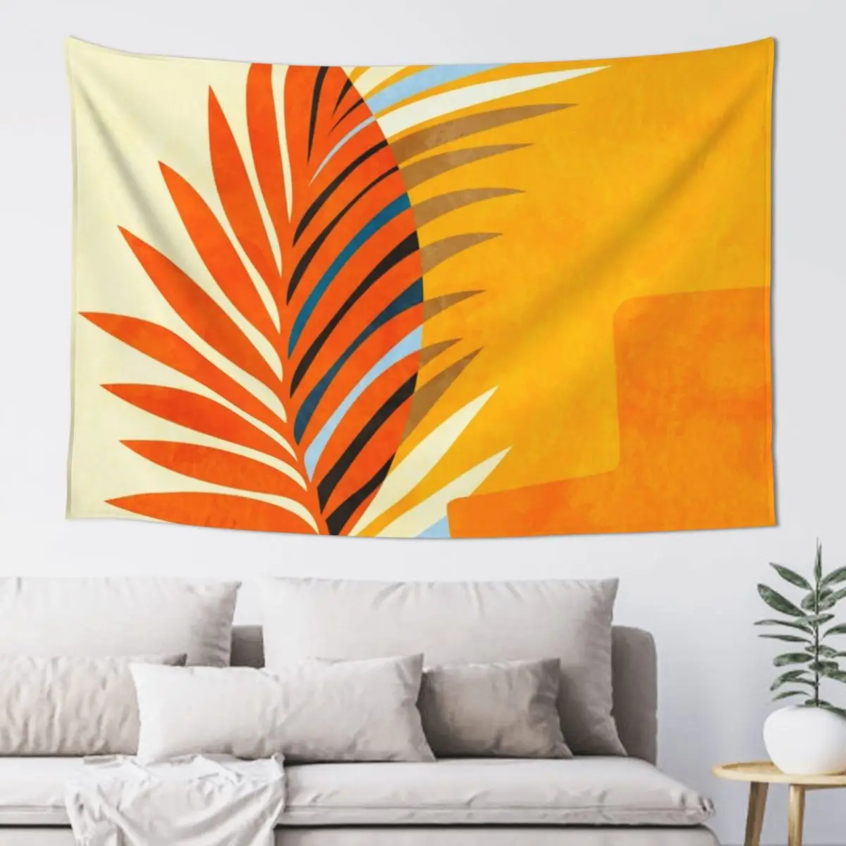 

La Linea shapes and colors 2 Tapestry Wall Decoration Wall Carpet Aesthetic Room Decors Room Decoration Aesthetic Tapestry