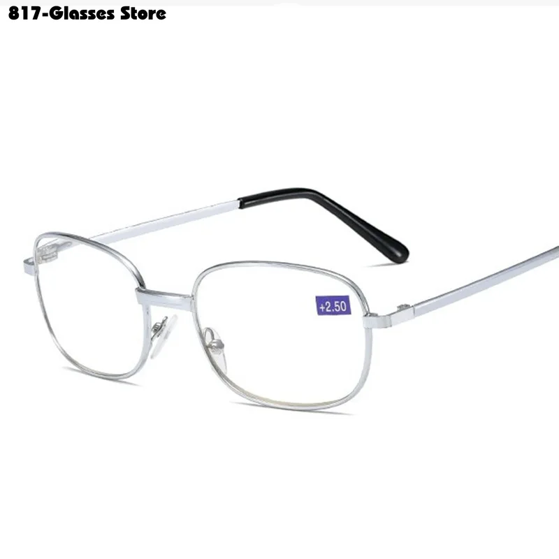 New Fashion Reading Glasses Metal Frame Optical Presbyopia Eyeglasses Hyperopia Eyewear Diopter+1 To+4 Gafas De Lectura