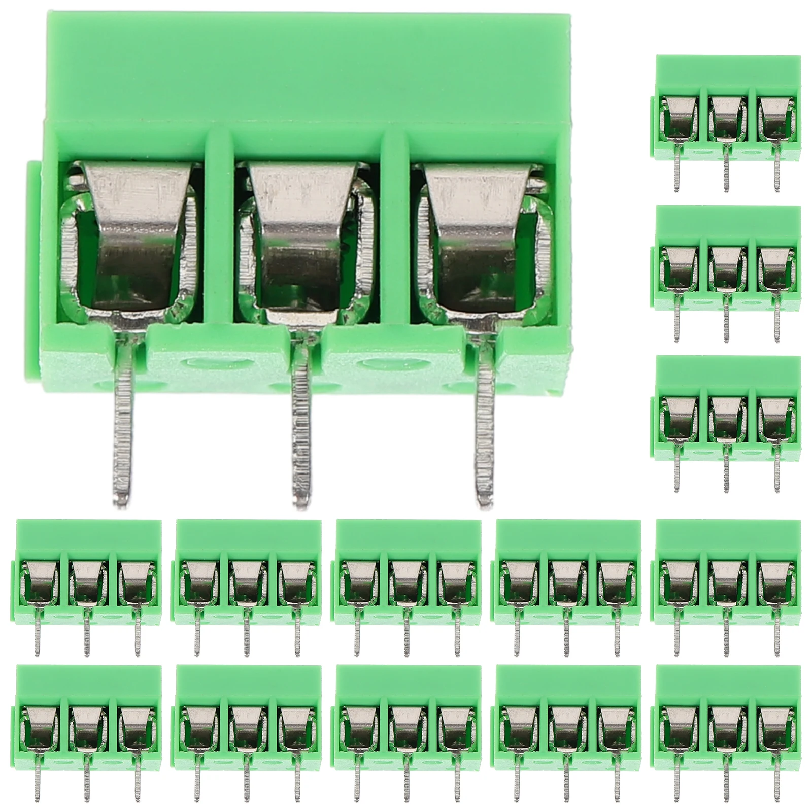 

50Pcs Screw Terminal Block Connector 3-Pin Insulating Pcb Mount Electrical Terminal Block Pcb Connectors 3 Pin Connector