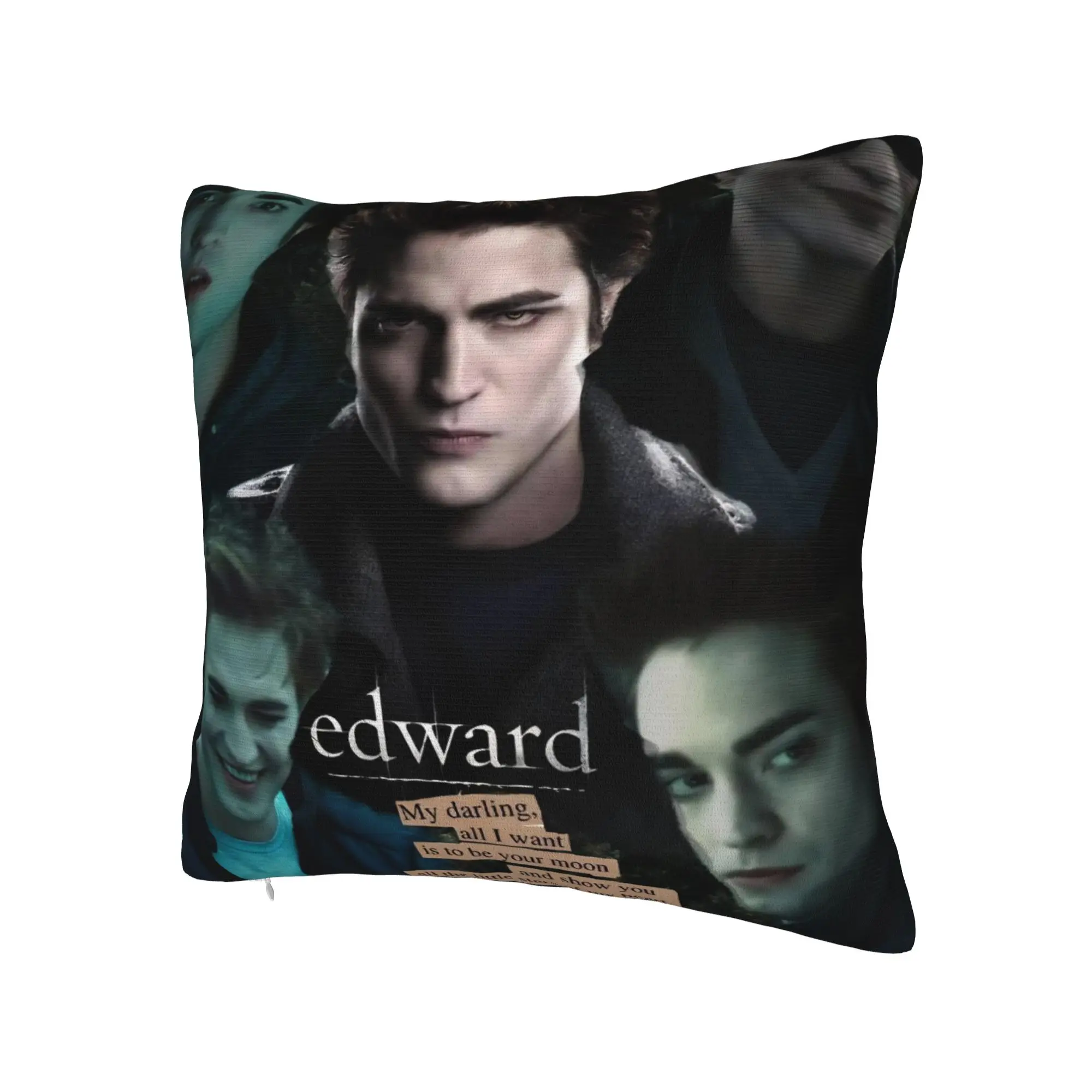 Edwards Cullen  Pillowcase Merchandise Printing Cushion Cover Gift  Throw Pillow Case Cover Home Multi Size