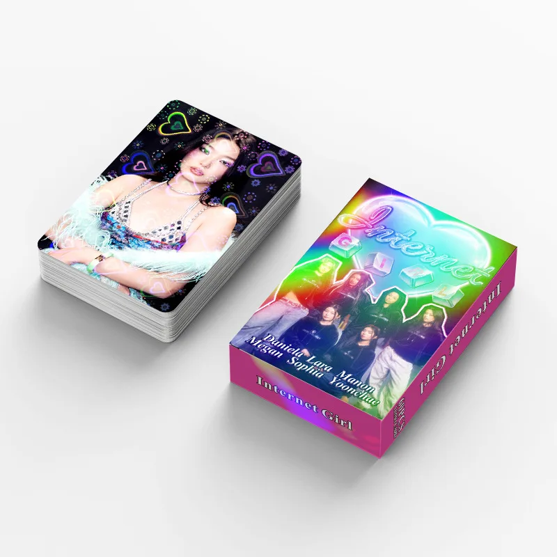 60pcs KATSE New Album Heart Shaped Holographic Film Photocards Kpop Merch Lomo Cards Set Fans Collection Cards GiftsYE image 6