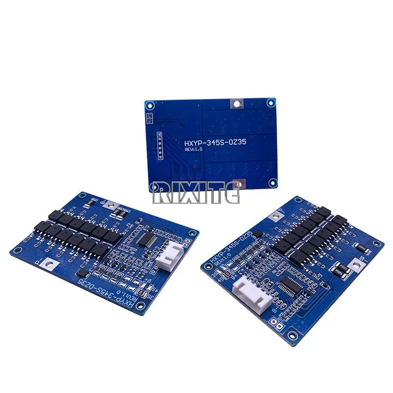 3S/4S/5S 35A 12.6V 16.8V 21V Li-ion Lithium Battery BMS 18650 Charger Protection Board With Balanced Temperature Control