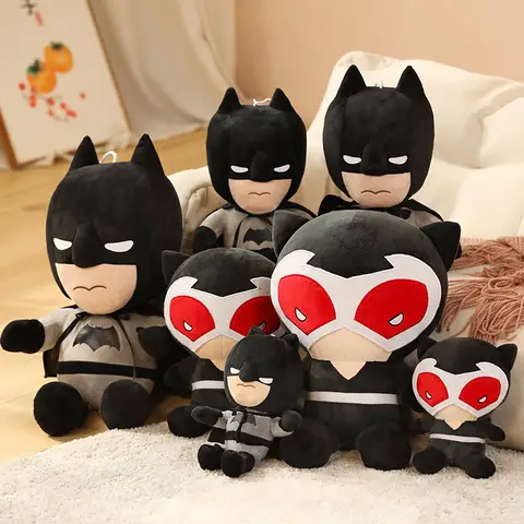 2025 nuevo modelo 25/40/50cm Liga de la justicia Loki Tsum Batman gato niña almohada para dormir regalo de cumpleaños para niño regalo de Navidad