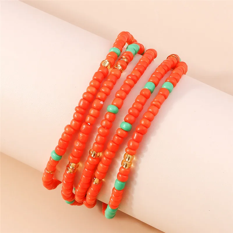 Böhmisches handgefertigtes Perlenarmband für Frauen, Sommer, mehrschichtig, bunte Perlen, Kette, Armreifen, Mädchen, Boho-Schmuck, Großhandel in großen Mengen – Detail 16