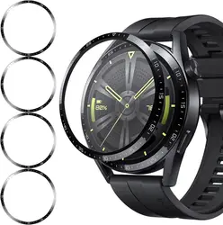 Capa Protetora de Tela para Huawei Watch, GT3, GT2 Pro, 42mm, 46mm, Relógio Inteligente, Curvo, Película Protetora, Acessórios, Vidro Macio