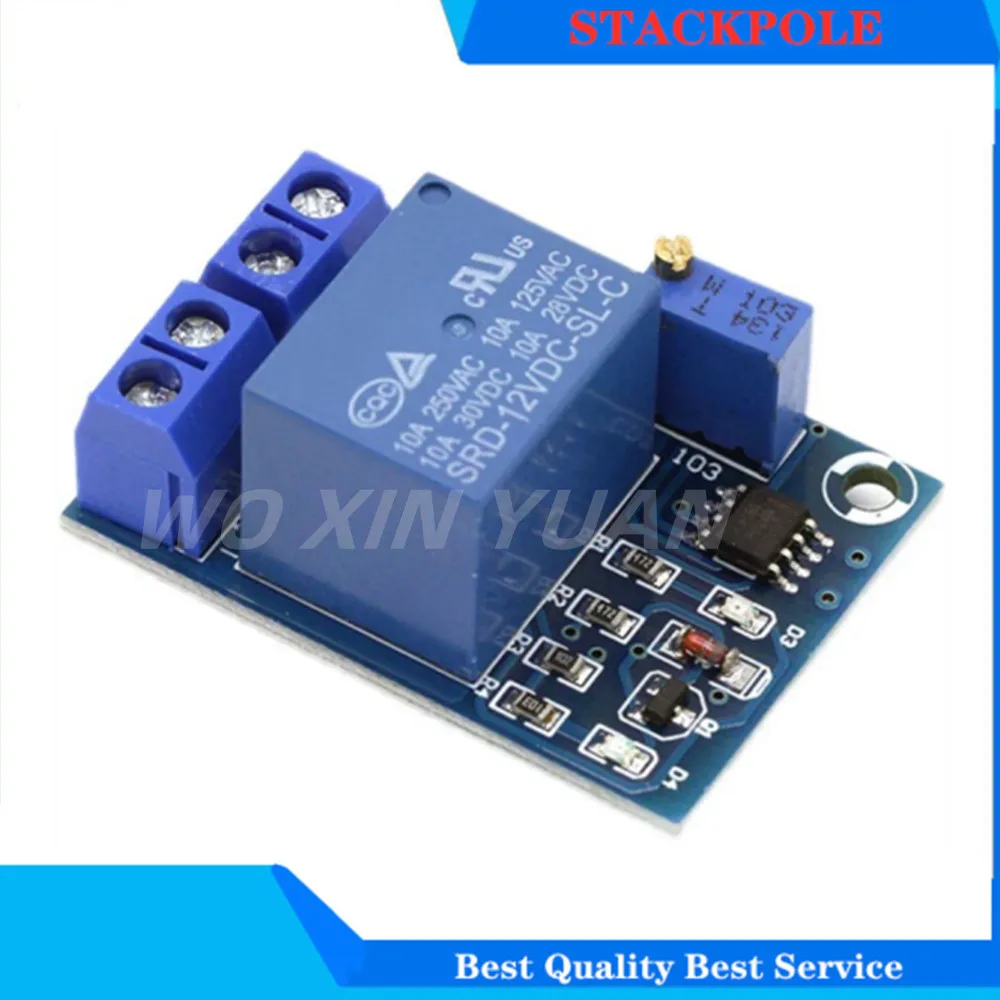 

2PCS/LOT YX-X0001 DC 12V Battery Undervoltage Management Module Low Voltage Automatic Switch Recovery Protection Module