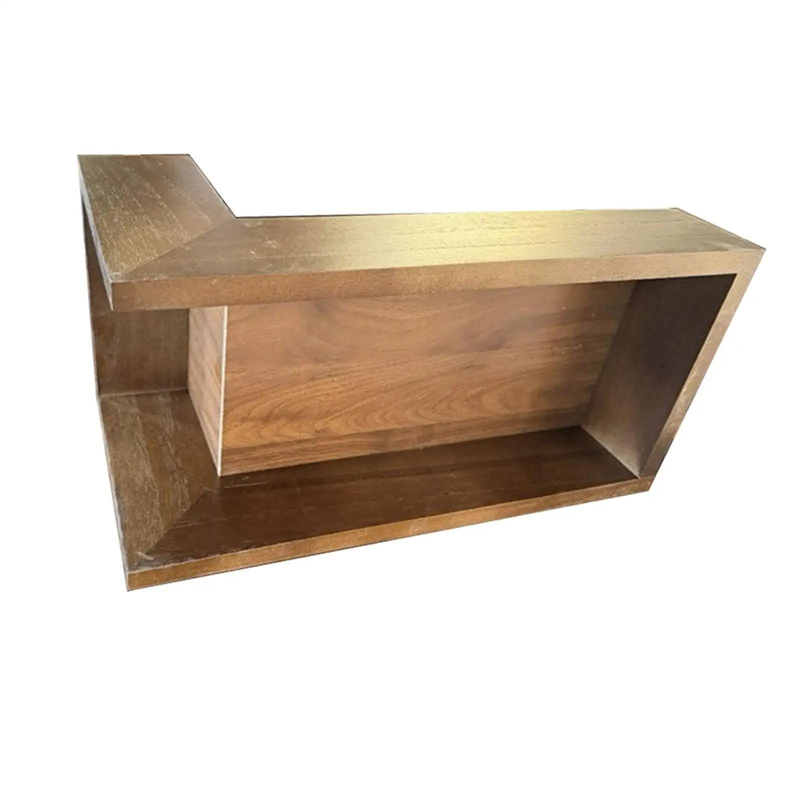 Corner Wall Shelf Multipurpose Simple to Install Practical Wood Floating Shelf Wall Mounted Storage Rack for Bedroom Decoration