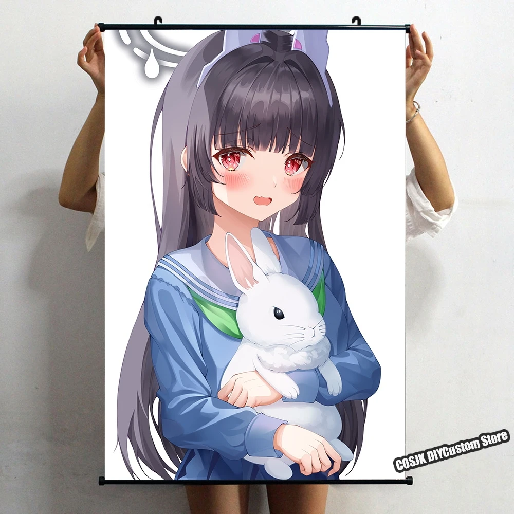 Nuovo gioco Anime archivio blu Kasumizawa Miyu Poster Wall Scroll Home Decor soggiorno decorazione murale regali d'arte da collezione