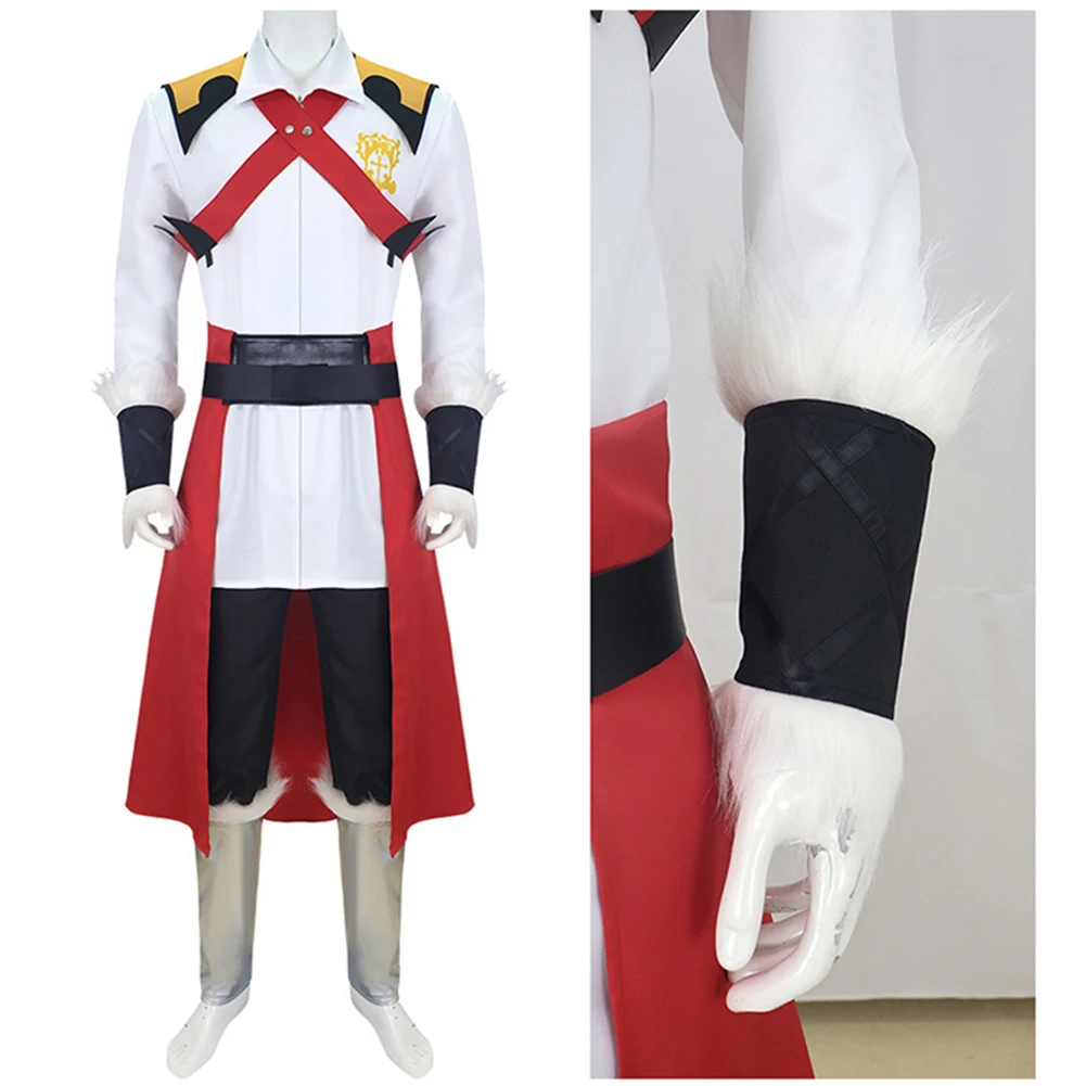 2017 الكرتون القلعة تأثيري تريفور بلمونت الملابس أعلى السراويل حزب تمويه لعب الأدوار هالوين زي كرنفال وتتسابق الدعاوى