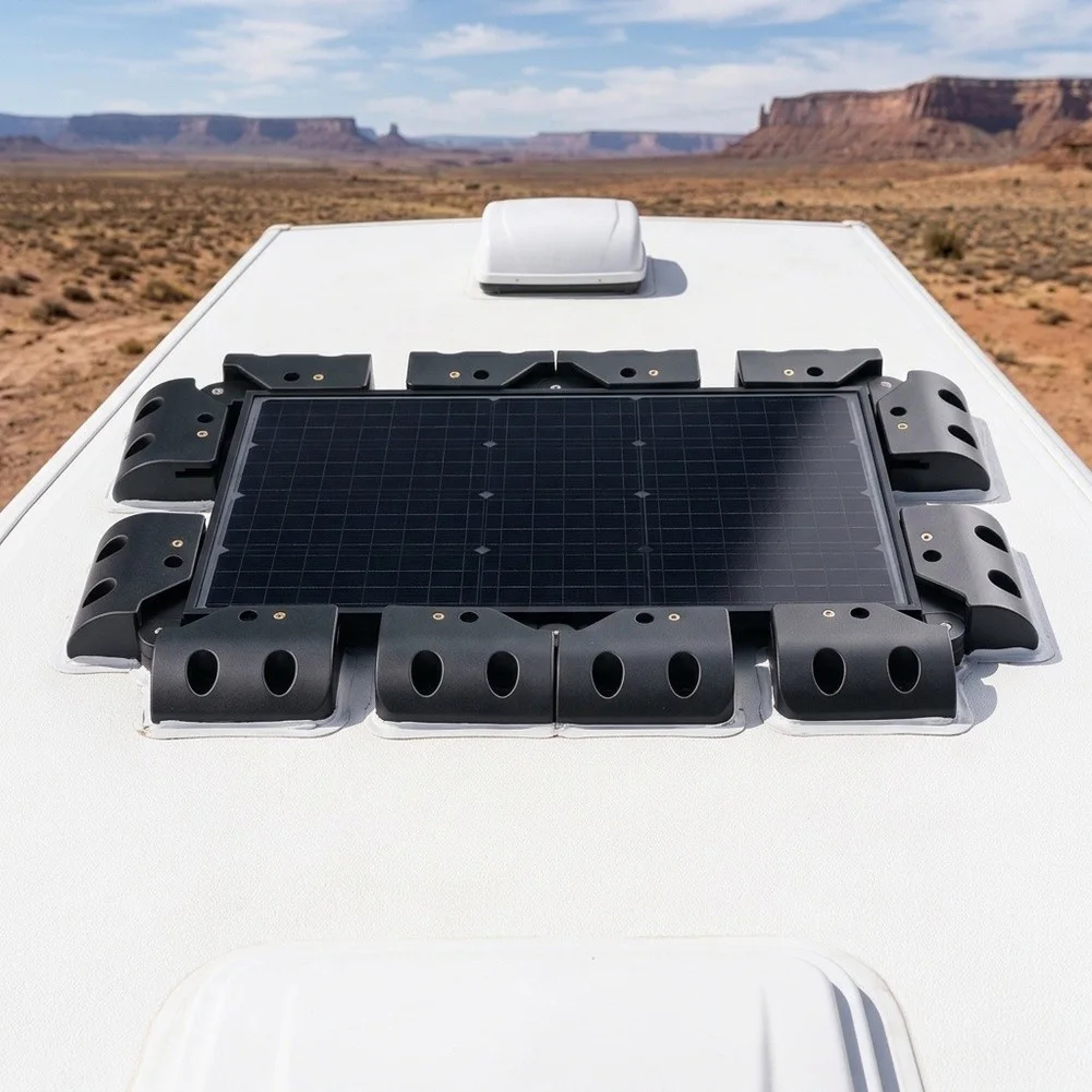 New Long-Lasting Solar Panel Installation Mount Bracket For RV Yacht Boat Offgrid Solar Equipment Fixing Hardware Accessory