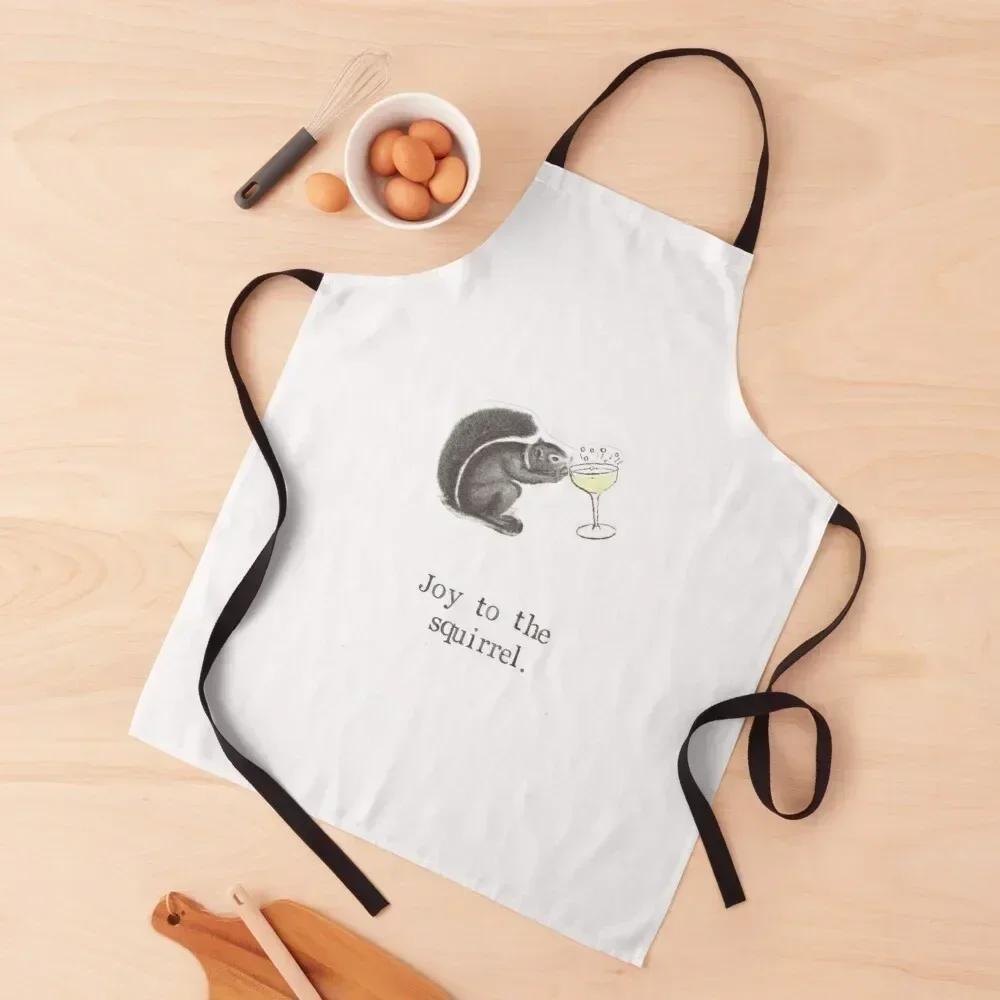 

Joy To The Squirrel Apron useful gadgets for home Things For Kitchen Apron