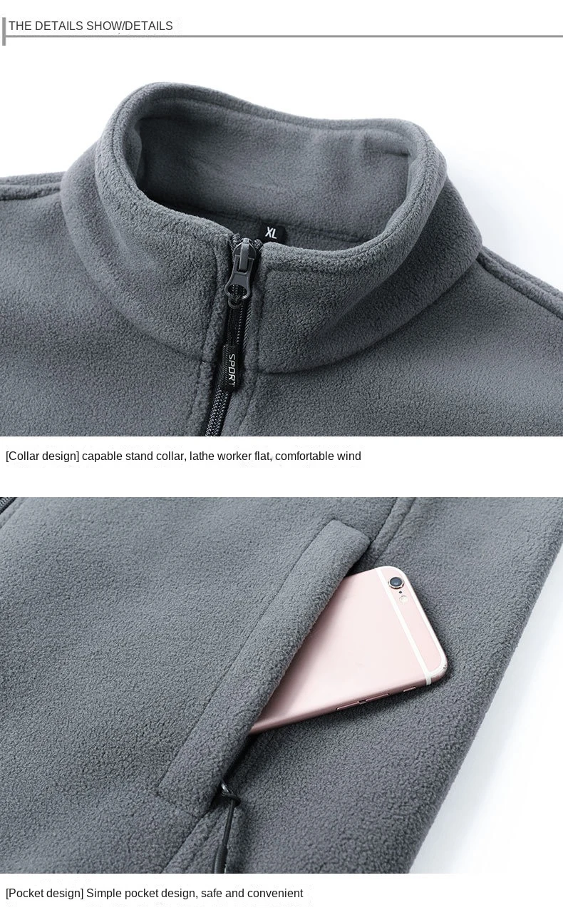 Herbst mode plus Größe männlich warme Weste Fleece Weste Herren Lamm Kaschmir warm ärmellosen Mantel Männer Marke Kleidung Winter weste – Detail 17