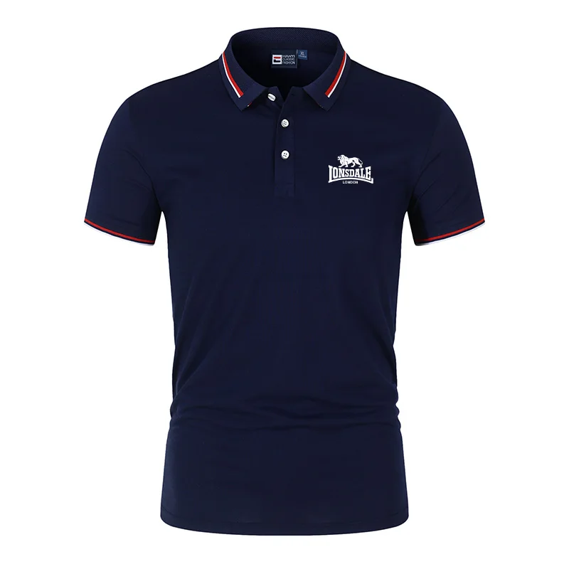 Polo à manches courtes pour hommes, séchage rapide, confortable et à la mode, sports d\'été, affaires, loisirs, nouveau, 343