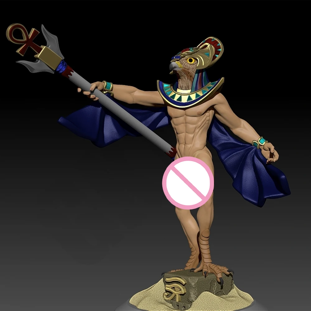 

1/24 Sexy Horus The Divine futa3D Print Model Kit Resin Model Unassembled Figure Toy Miniature Reduction Statue Unpainted Effigy