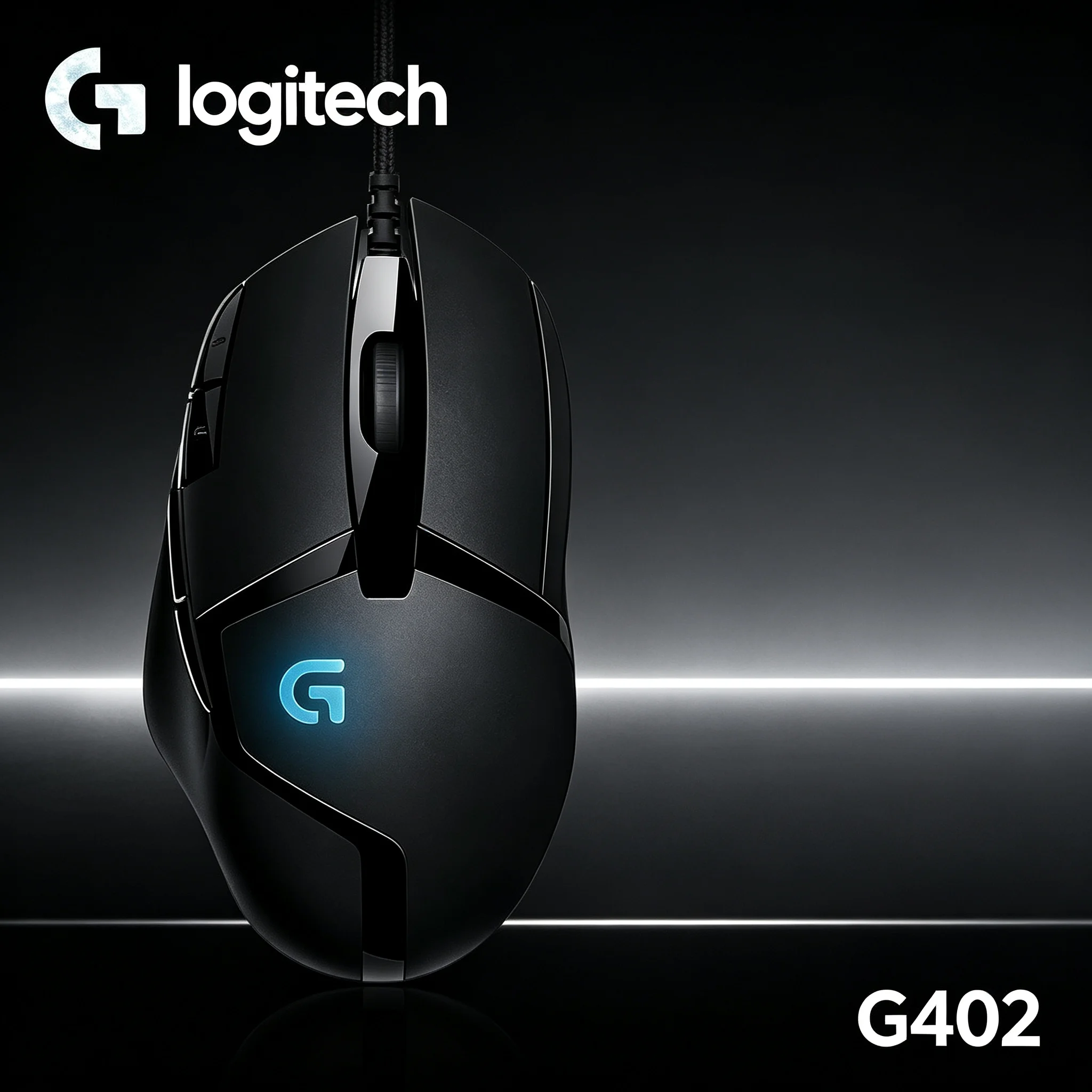 Genuine Logitech G402 Wired Mouse Hyperion Fury Gaming‑Grade Performance Mice For Daily Gaming And Work
