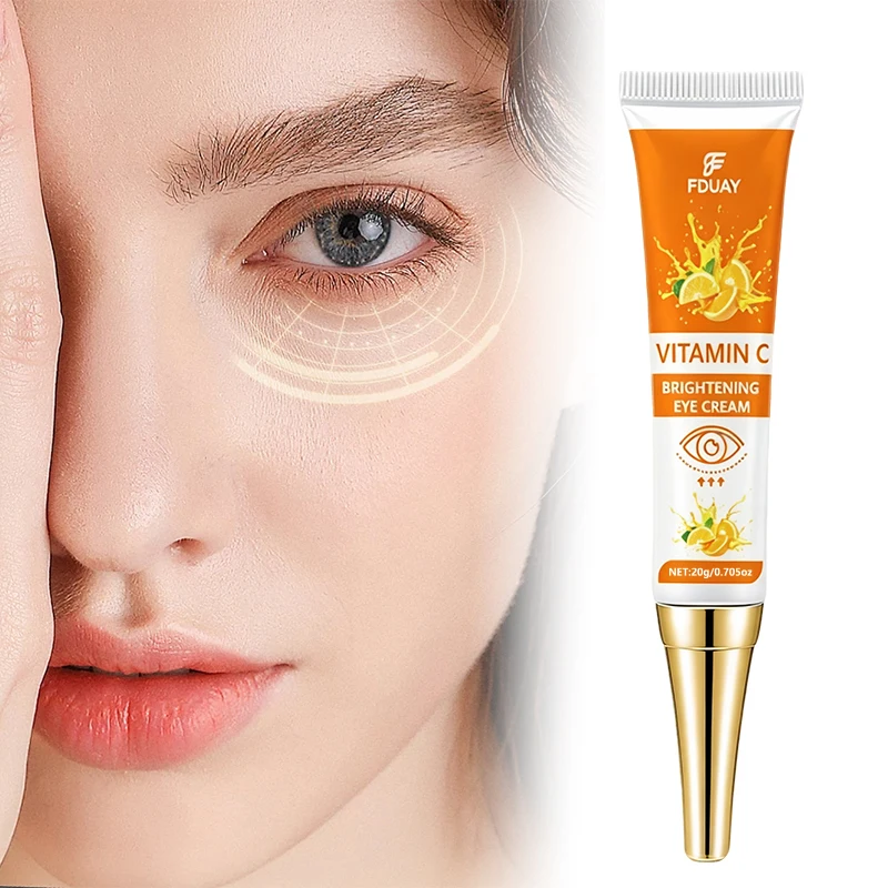 Vitamin C Brightening Eye Cream, Firm & Smooth the Skin Around Eyes, Deep Hydrating, Refreshing Non-Greasy Daily Eye Care Cream