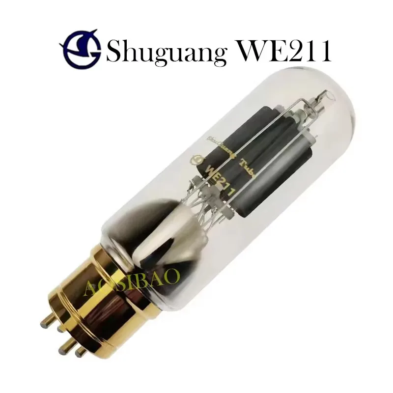 SHUGUANG WE211 211 สูญญากาศวาล์วเสียงแทนที่ A211 KR211 211T 211DG 211 หลอดอิเล็กทรอนิกส์สําหรับเครื่องขยายเสียง Precision Match