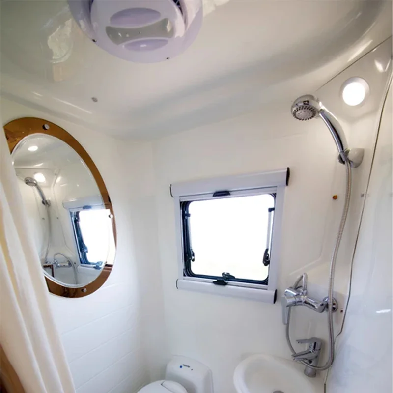 RV Ultra-thin Ventilator A.D.T.350 Special Vehicle Modified Vehicle RV Bathroom Modification Ventilation Fan