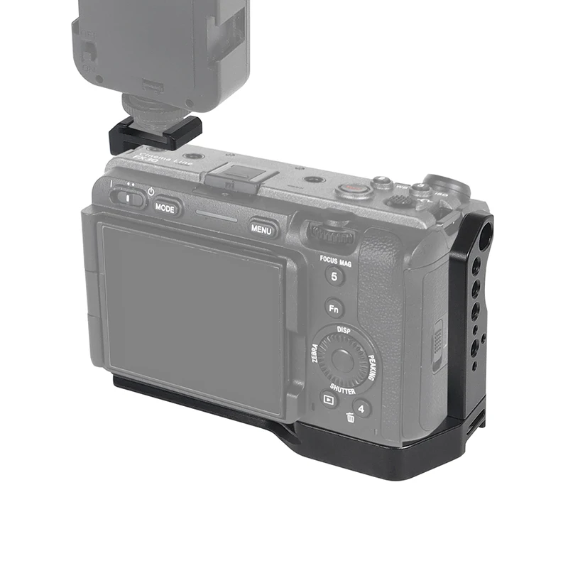 نصف قفص للكاميرا لجهاز سوني الواقي ، قبضة مقبض سريعة ، FX3 ، FX30 ، شو ، ARRI ، حامل حذاء بارد ، حامل ثلاثي القوائم