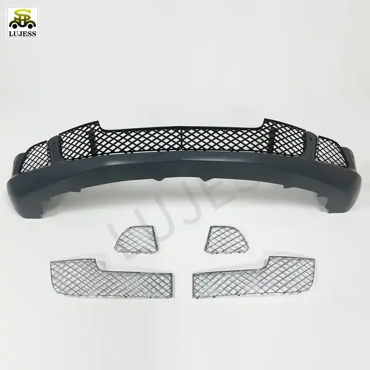 For Bentley Bodykit Front Bumper Continental GT GTC 2014 2015 2016 2017 6.0 Front Bumper With Black Chrome Grille Meshs