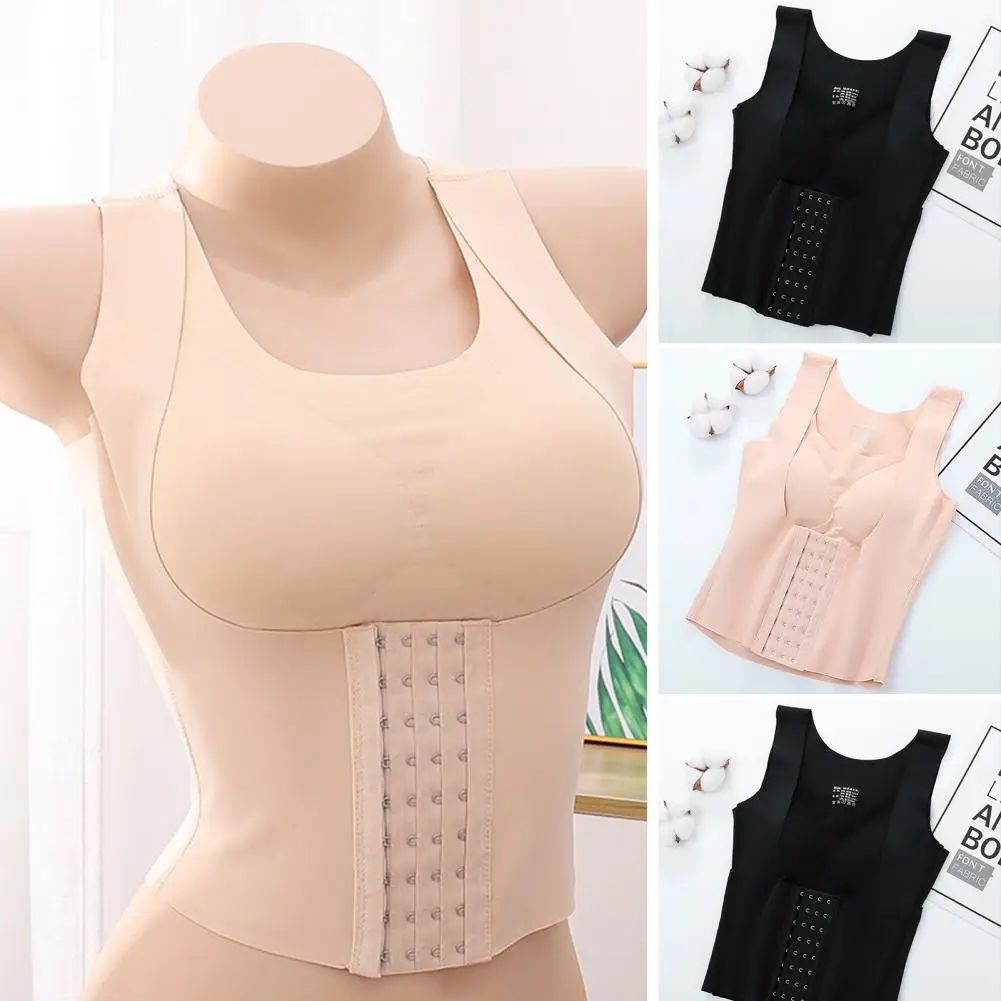 

Fitness Bra Gathering Skin-touching Front Closure Tummy Control Yoga Brassiere Slimming Yoga Bra Inside Wear Clothing