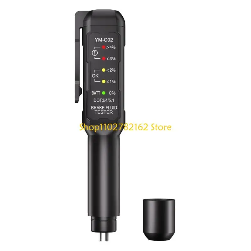 

547B Brake Fluid Tester 5 Level Measurement Brake Fluid Diagnostic Tool Support DOT 5.1 Brake Oil Detection Pen