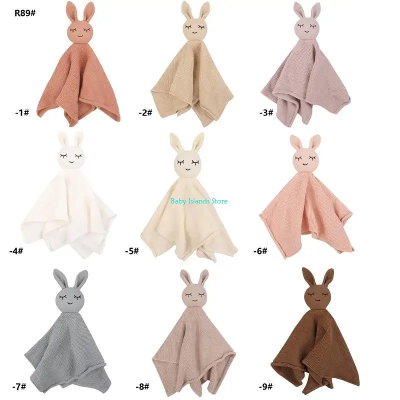 K92D Baby Appease Towel Comforting Blanket Lovely Cartoon Rabbit Soothing Toy