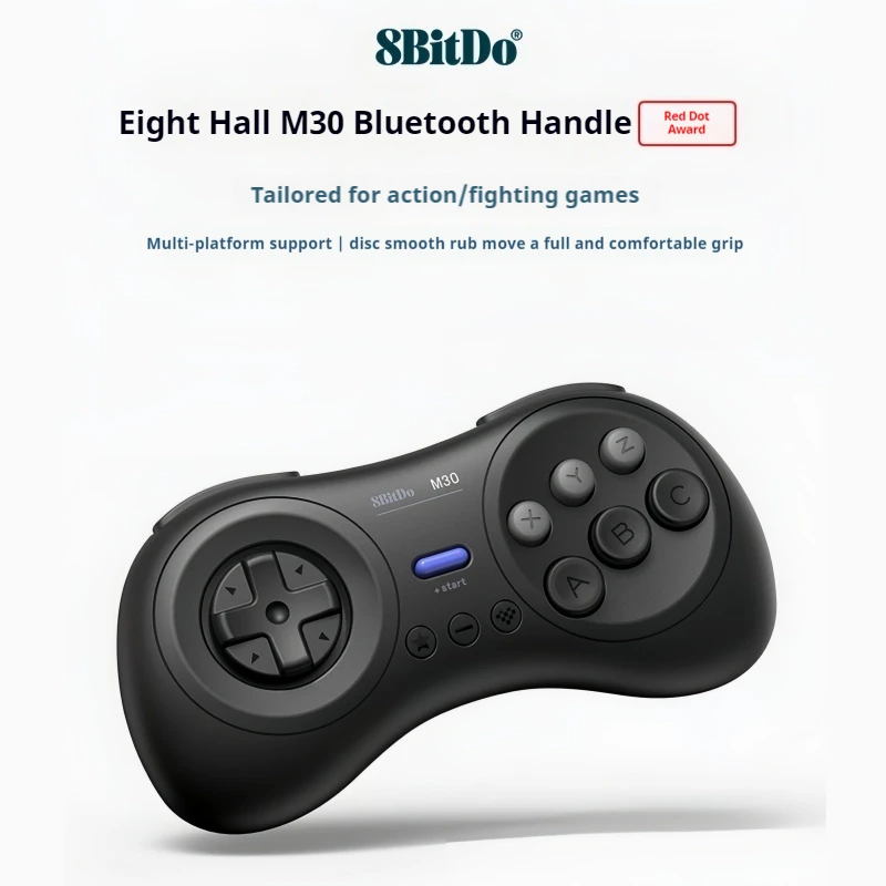 

8bitdo M30 Wireless Bluetooth Retro Gamepad Compatible Multiple Platforms Long Endurance Pc/Android Universal Street Bully