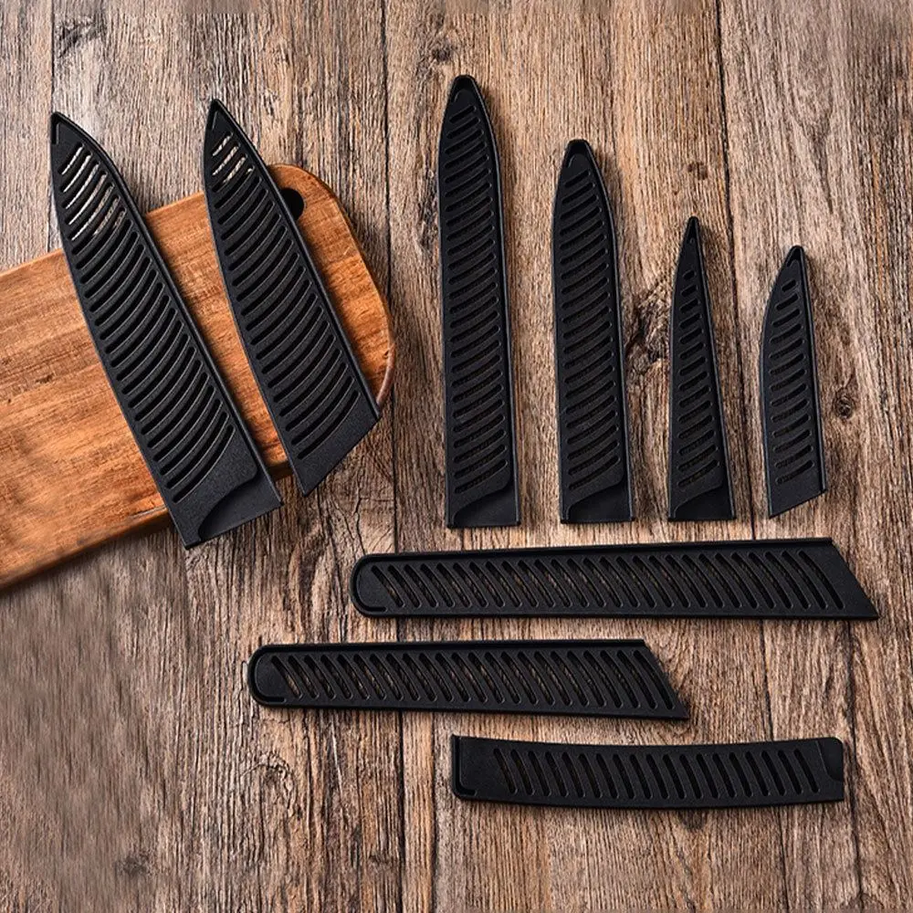 

New Plastic Hollow Fast Drainage Black Leather Sheath Pocket Multi-function Tool Outdoor Tool