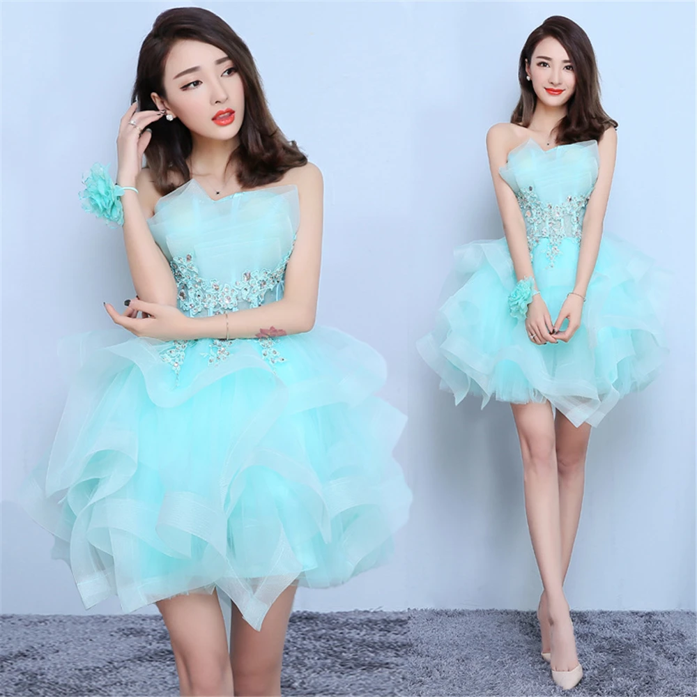Elegant Sweetheart Short Homecoming Dresses 2025 Organza Mini Cocktail Birthday Prom Party Graduation Gown Hoco Dress H313