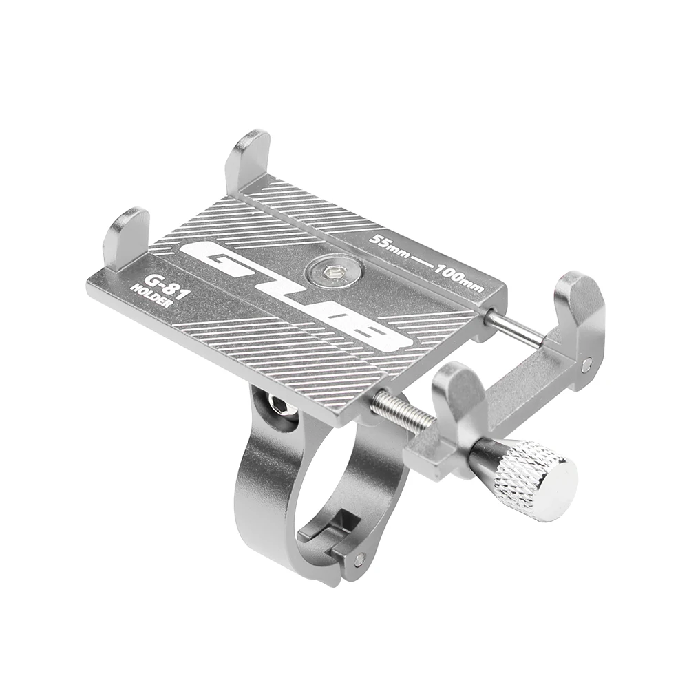 Gub g81 aluminium fahrrad telefon halter für 3,5-6,2 zoll smartphone verstellbare unterstützung gps fahrrad telefon ständer halterung – Detail 23