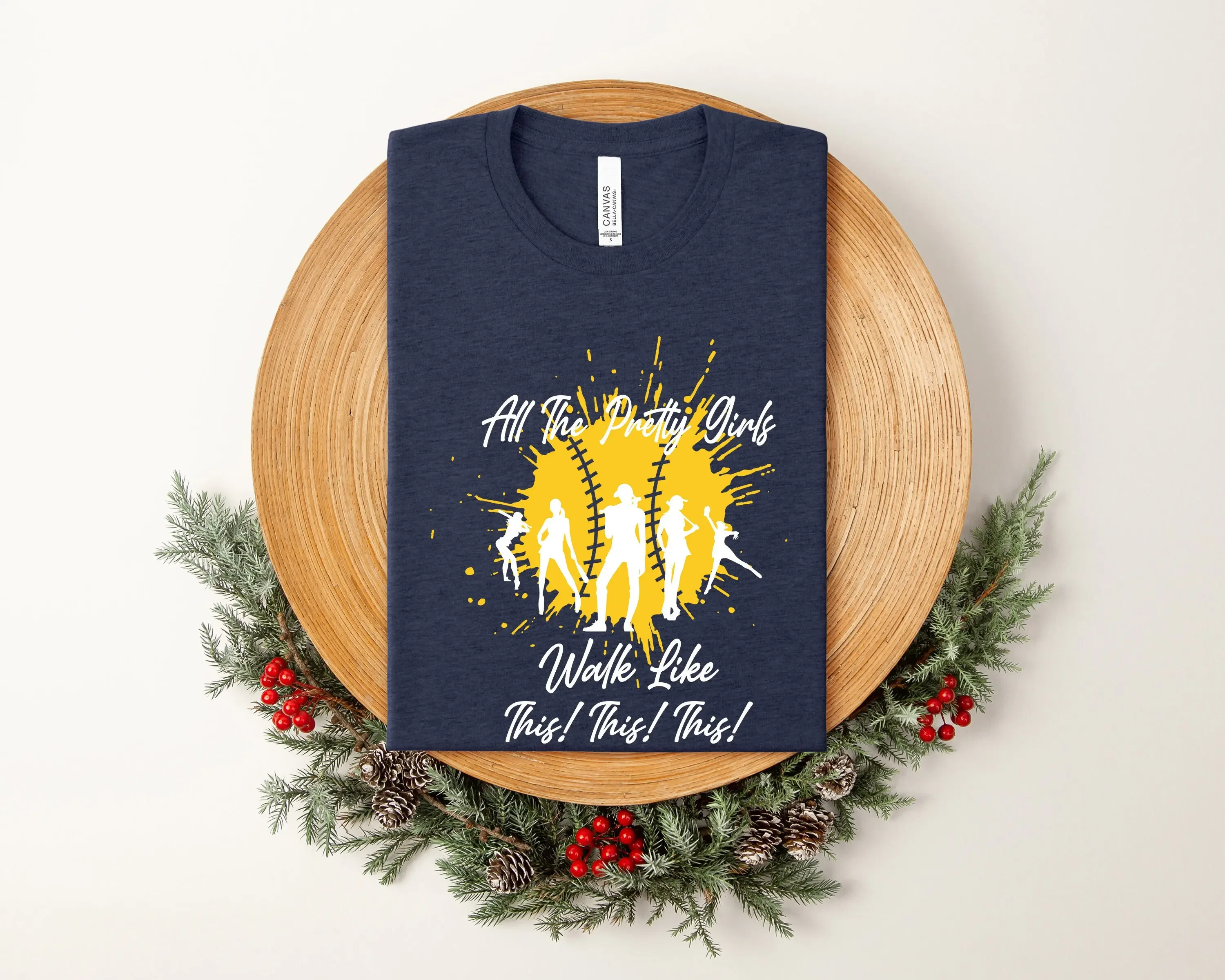 All The Pretty Girls Walk Like This T Shirt Softball Players For Lover