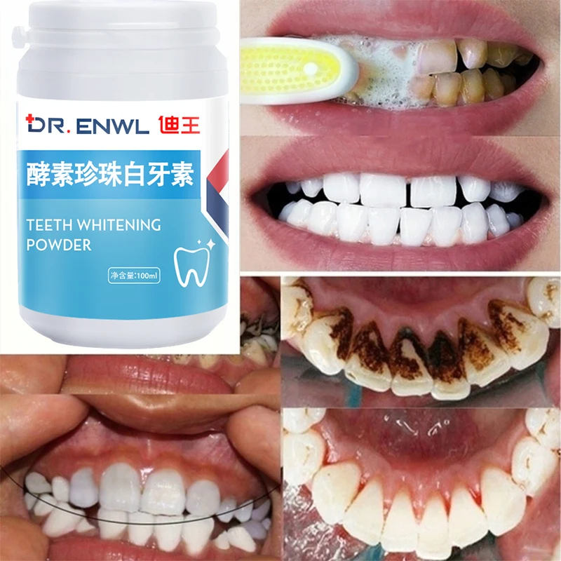 

Whitening Tooth Powder 50g, Remove Smoke Stains, Coffee , Tea , Freshen Dad Breath, Oral Hygiene, Dental Care