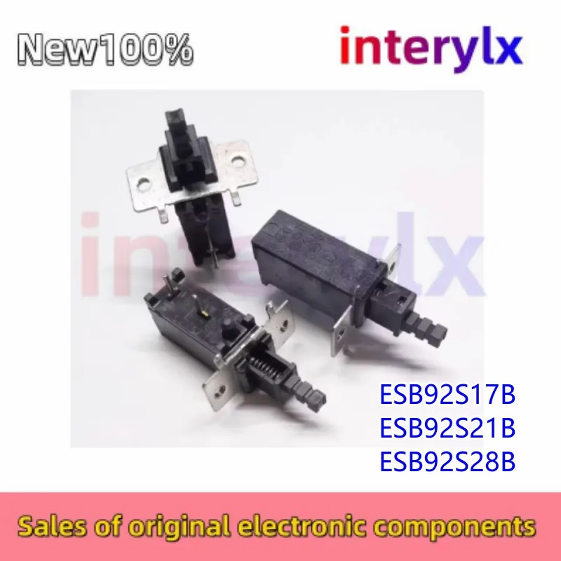

1Pcs/Lot ESB92 ESB92S17B ESB92S21B ESB92S28B 4A 250V self-locking chassis power amplifier range hood power switch pointed foot