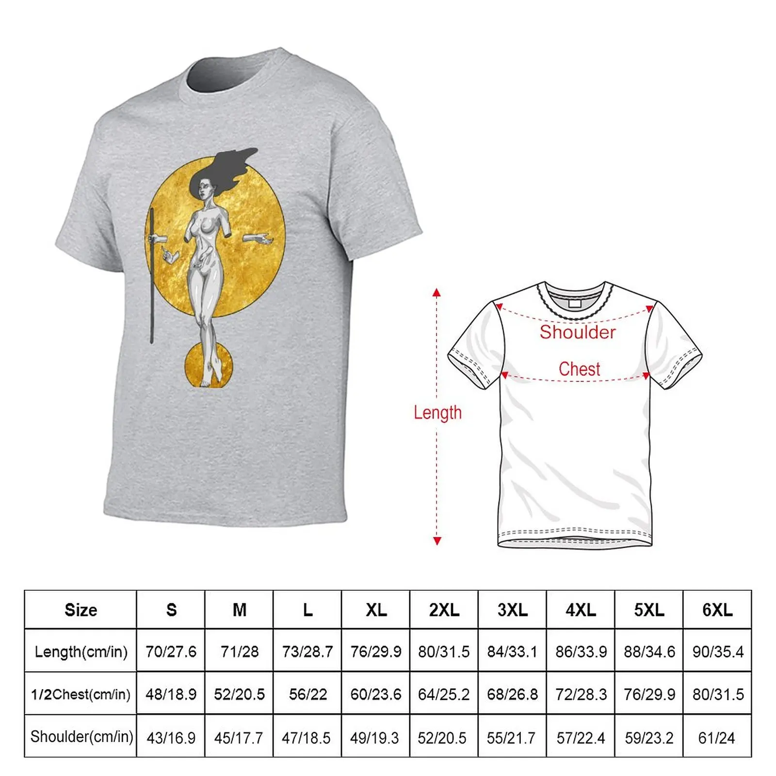 New Spiritual in Grey and Gold T-Shirt funny t shirt oversized t shirts summer top oversized t shirts for men