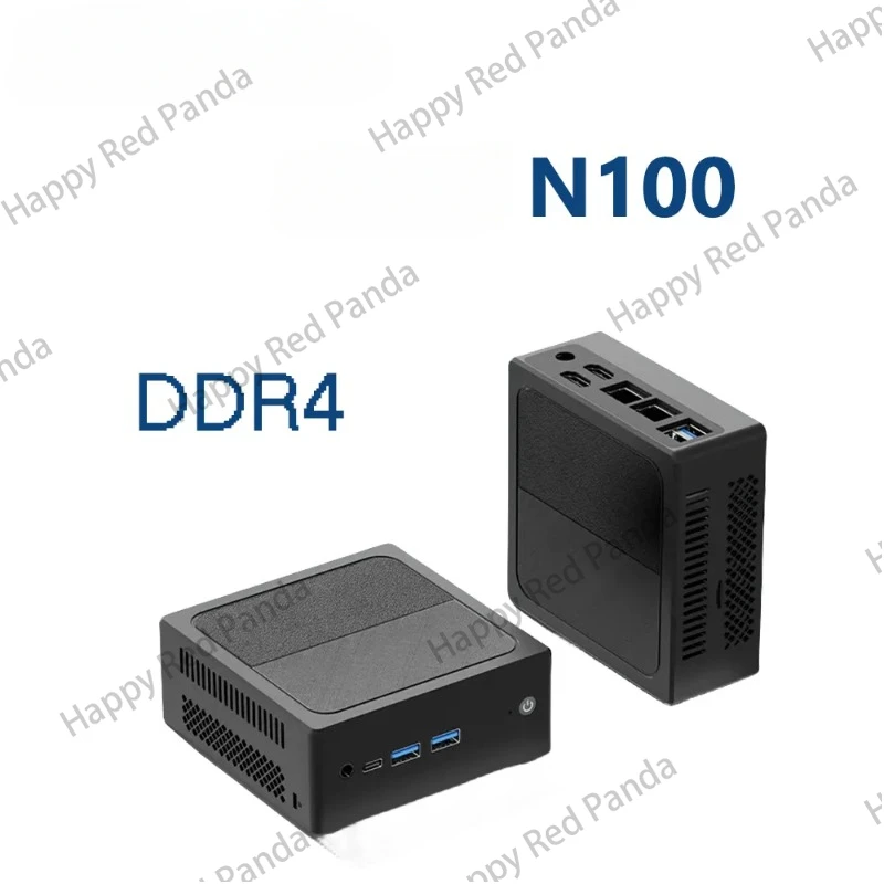 

MiniPC N100 двухдиапазонный Wi-Fi5 BT4.2 16 ГБ 512 ГБ HDMI DP Dual LAN настольный игровой компьютер мини-ПК геймер 미니pc