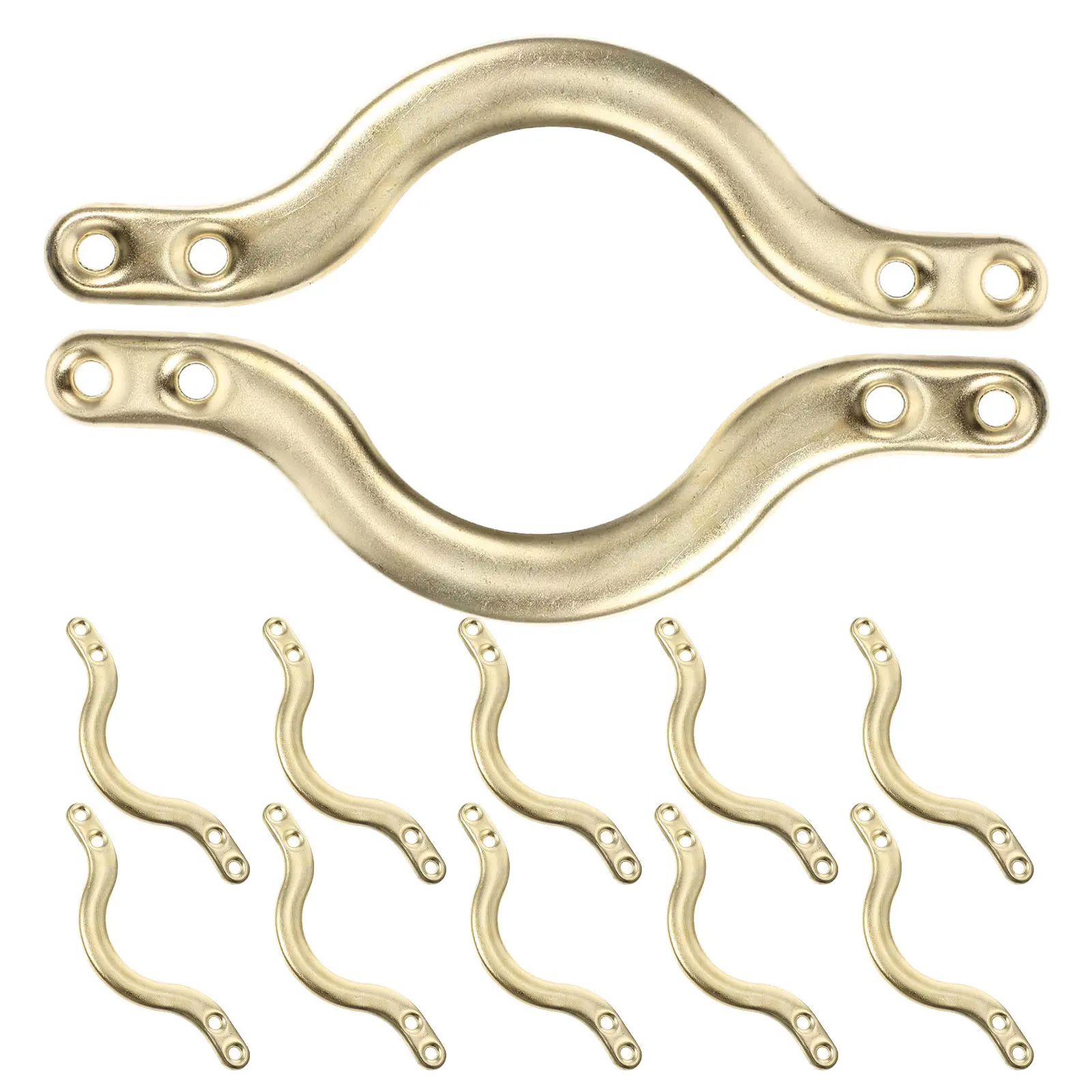 

12Pcs Iron Billiards Corner Brackets Table Pool Accessories Kit Strong Net Pockets Fixator for Competitive Game Maintenance